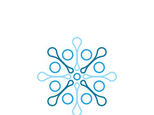 Molecule symbol logo template vector illustration design