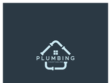 Plumbing logo vector design template. water pipe logo design.Leaking water logotype,Design Concept, Creative Symbol, Icon