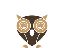 Owl logo icon design animal and simple business abstract vector
