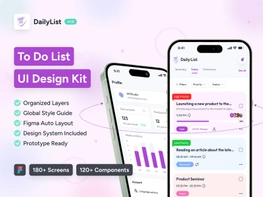 DailyList - To-Do List App UI Kit preview picture