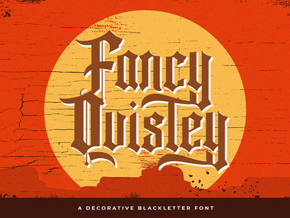 Fancy Quisley - Blackletter Font