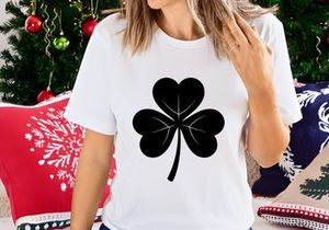 Stylized Black Clover Leaf