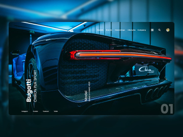 Car Landing Page Design preview picture