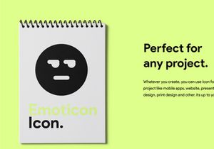 50 Emoticon Glyph Icon