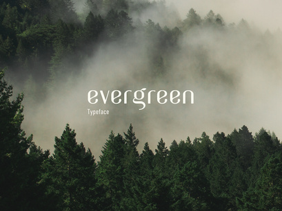 Evergreen typeface