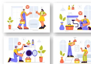 9 Home Maintenance Illustration