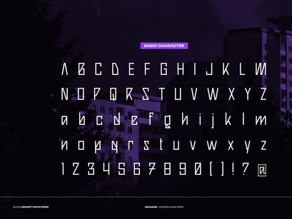 Hexazor | Modern Sans Serif