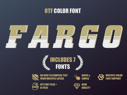OTF color font - Fargo