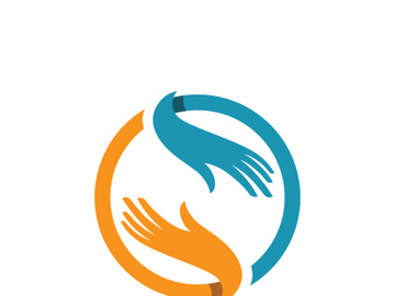 Hand Care Logo Template vector icon illustration preview picture