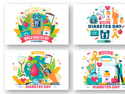 13 World Diabetes Day Illustration