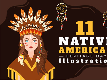 11 Native American Heritage Day Illustration