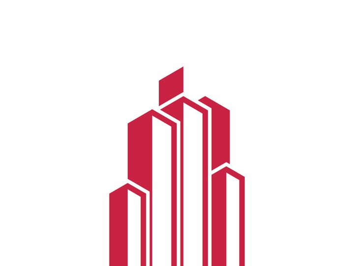 Modern City skyline illustration in flat design