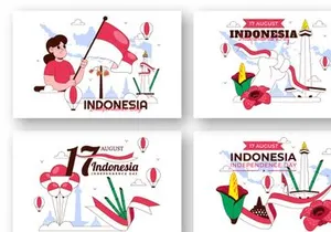10 Indonesia Independence Day Illustration