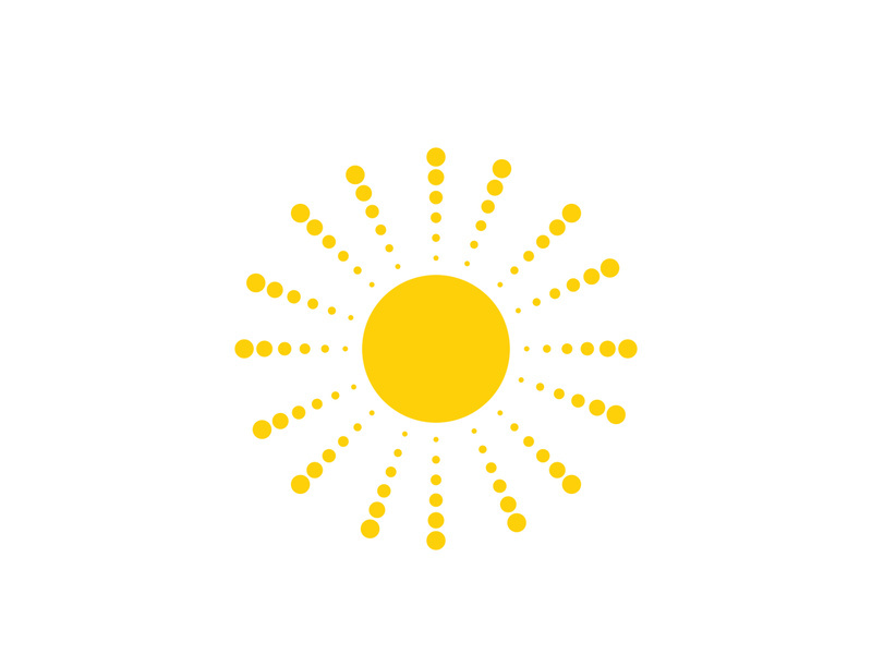 Sun Vector illustration Icon