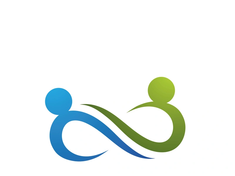 infinity people  family and community logo vector