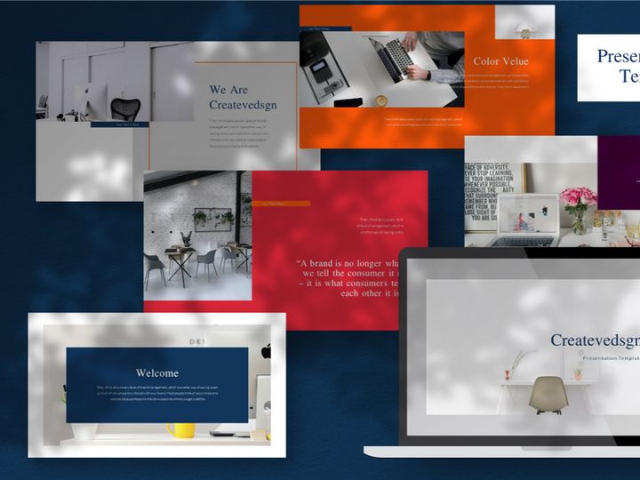 Createvedsgn Google Slide Template