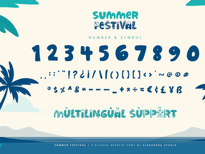 Summer Festival - Playful Display Font