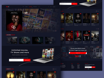 Online video streaming site preview picture