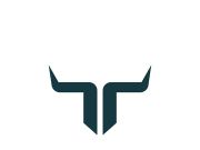 Bull head horns logo design.