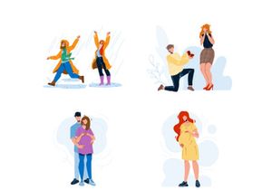 Love couple characters