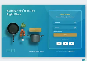 Web Login Screens Pack UI Templates