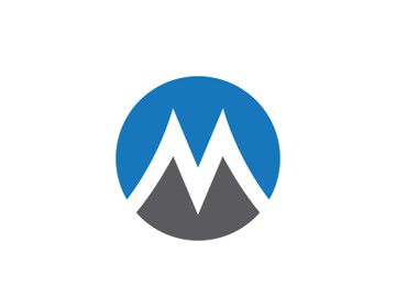 M Letter illustration icon Logo Template preview picture