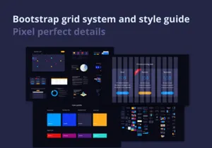 Simple and Dark UI Kit