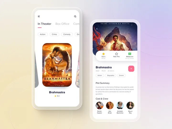 Movie Mobile App Design