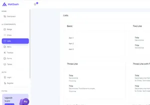 MatDash Free Angular Admin Dashboard Template
