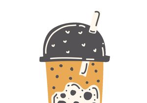 20 designs animation GIF, MP4 coffee milk dessert