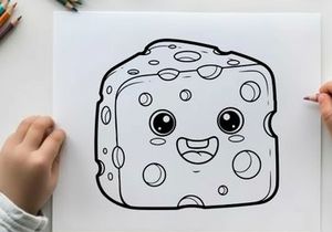 Cute smiling bread loaf vector illustration flat design