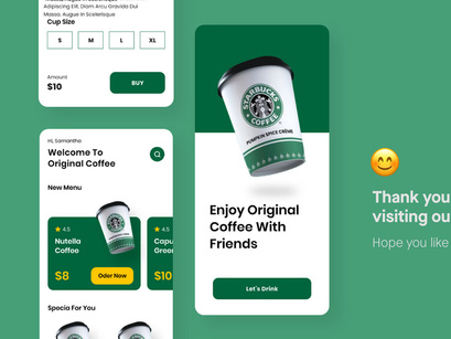 My Coffee - Coffee Shop Mobile App