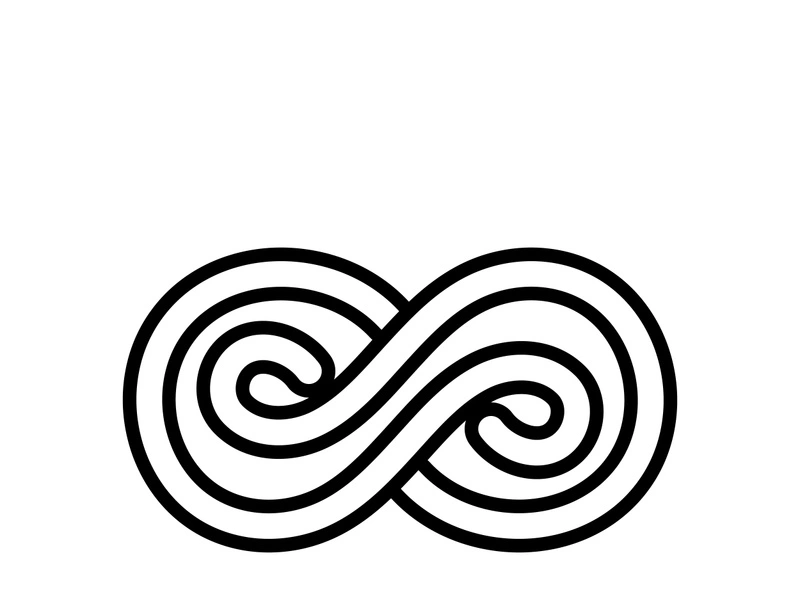 Infinity logo and symbol Design Vector