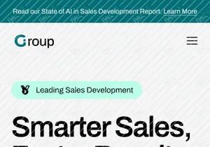 Group - Saas Website Landing Page