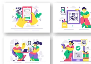 10 Mobile Payment Illustration