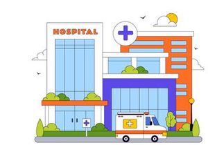 10 Hospital Building Illustration