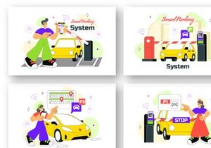 10 Smart Parking System Illustration