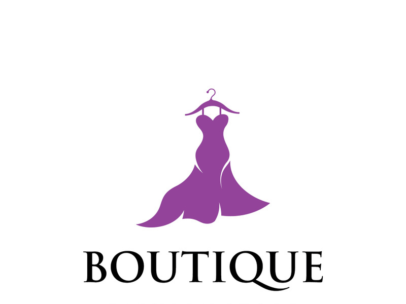 Women's clothing logo design.