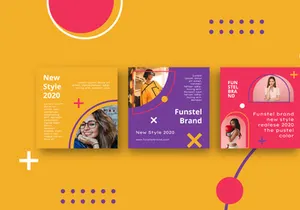 Funstel Puzzle Instagram Feed Template