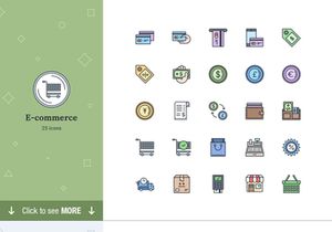 620+ Flat landing page icons