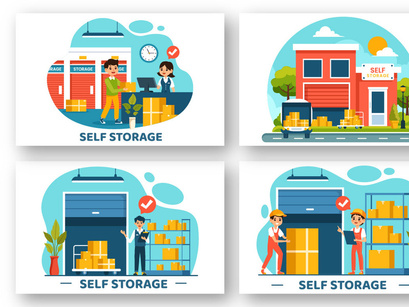 9 Self Storage Illustration