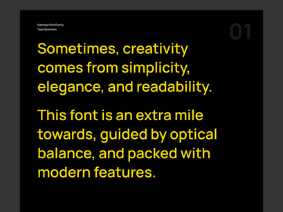 Manrope: A modern, geometric sans-serif typeface