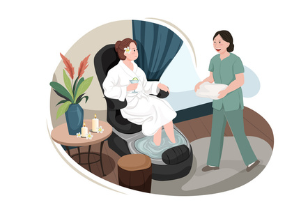 M123_Massage Service Illustrations