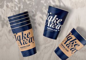 Take Away Paper Cup Mockup
