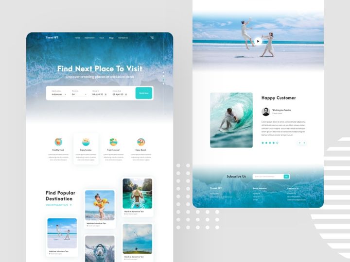 Travel Agency Landing Page