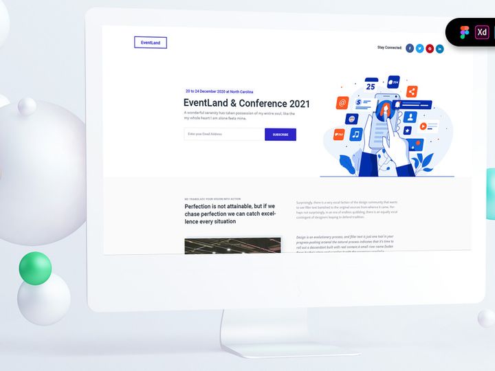 Event & Conference Landing Page Template