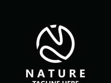 Nature leave logo design, vector plant eco style botanical collection business template