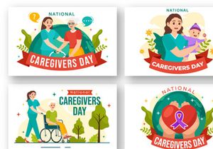 12 National Caregivers Day Illustration