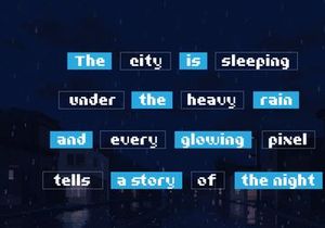 Rainy Pixelo | Pixelated Font