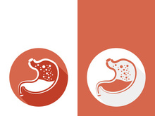 stomach care icon design concept vector illustration
